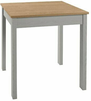 eoshop Stôl BRYK MINI dub burlington allover/smrekovec sibiu šedý